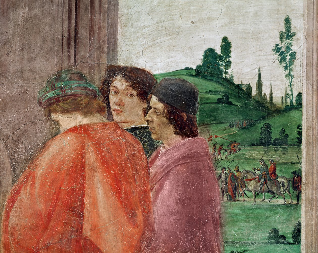 Detail Ukřižování sv. Petra, kolem 1484-85 (detail 237996) od Filippino Lippi