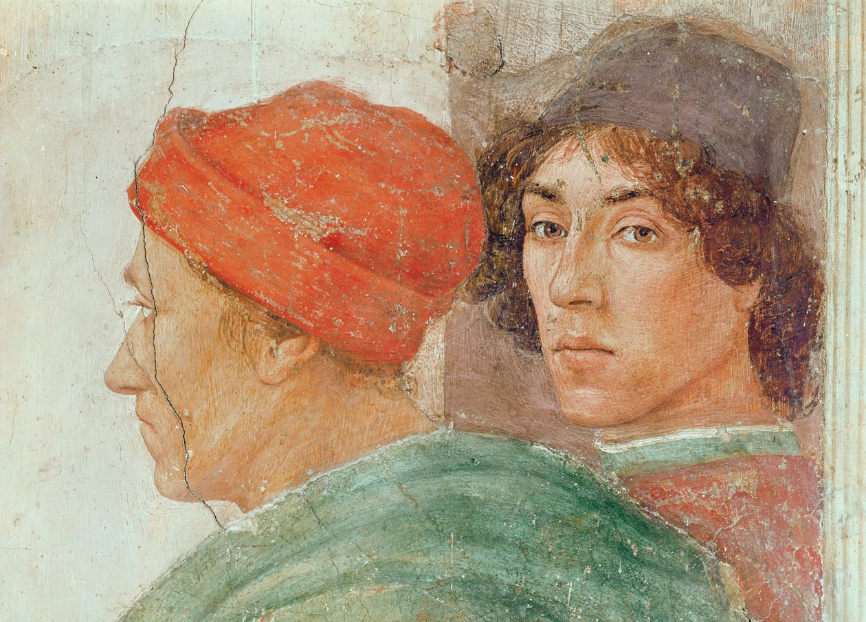 Detail sporu se Simonem Mago, kolem 1484-85 (detail 237996) od Filippino Lippi