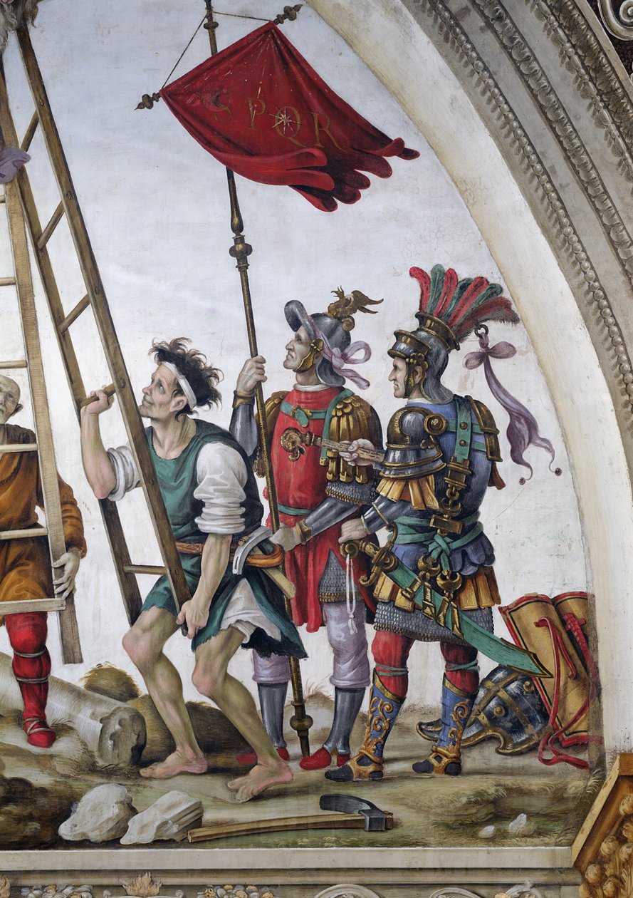 Umučení svatého Filipa, jižní stěna kaple Strozzi, cca 1497-1502 detail fresky z roku 208288 od Filippino Lippi