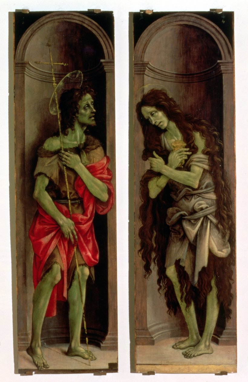 Svatý Jan Křtitel a svatá Máří Magdalena od Filippino Lippi