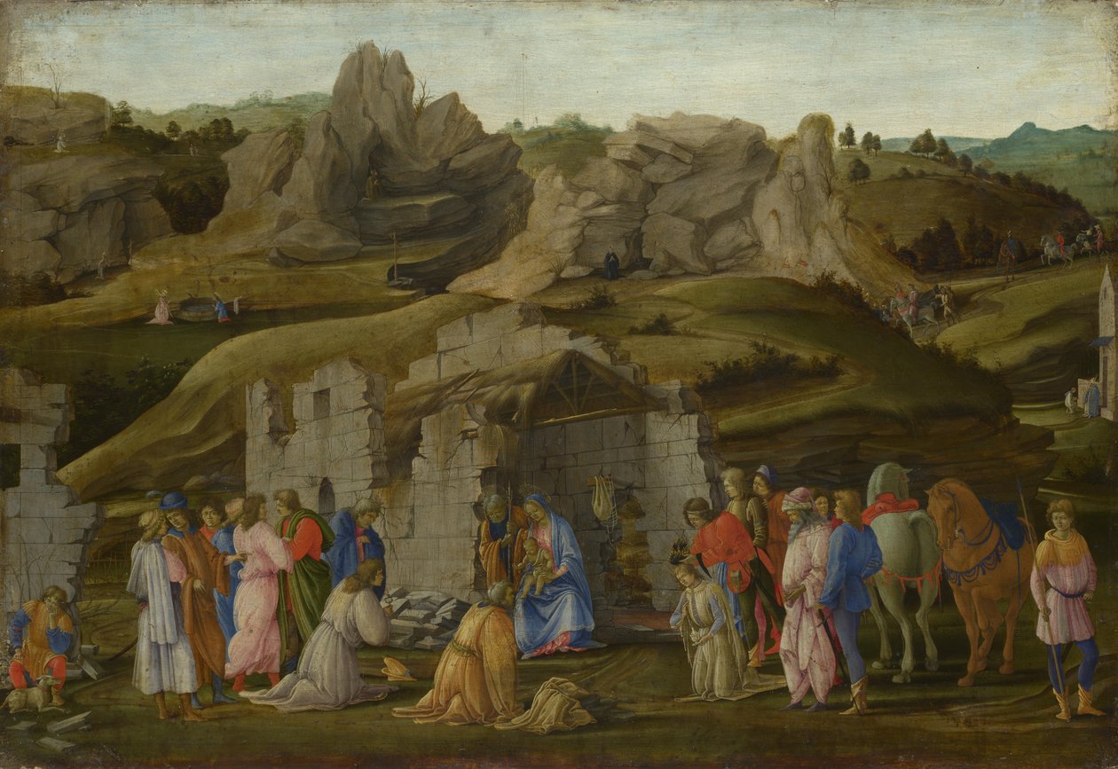 Klanění králů od Filippino Lippi