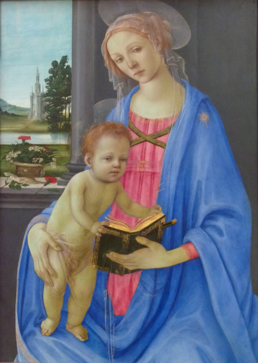Německy: Maria mit dem Kind Madonna and Child od Filippino Lippi