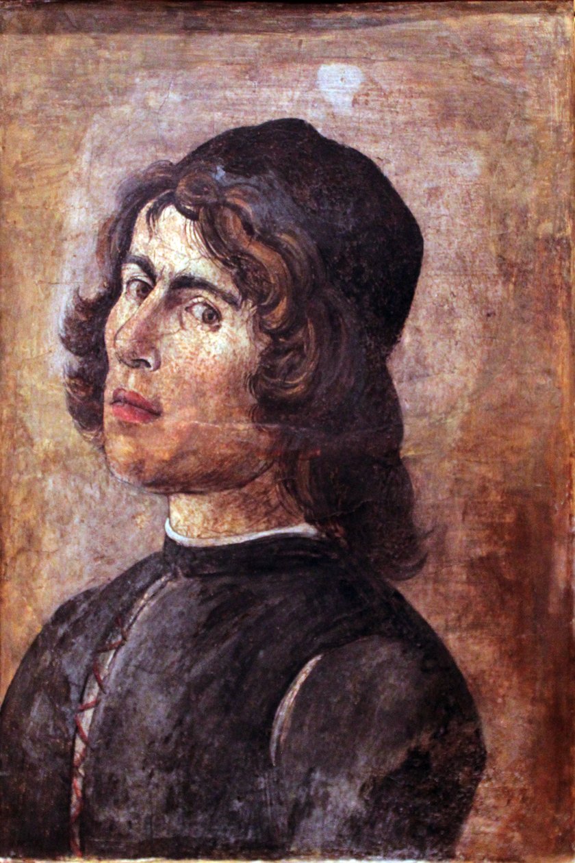 Portrét mladého muže od Filippino Lippi