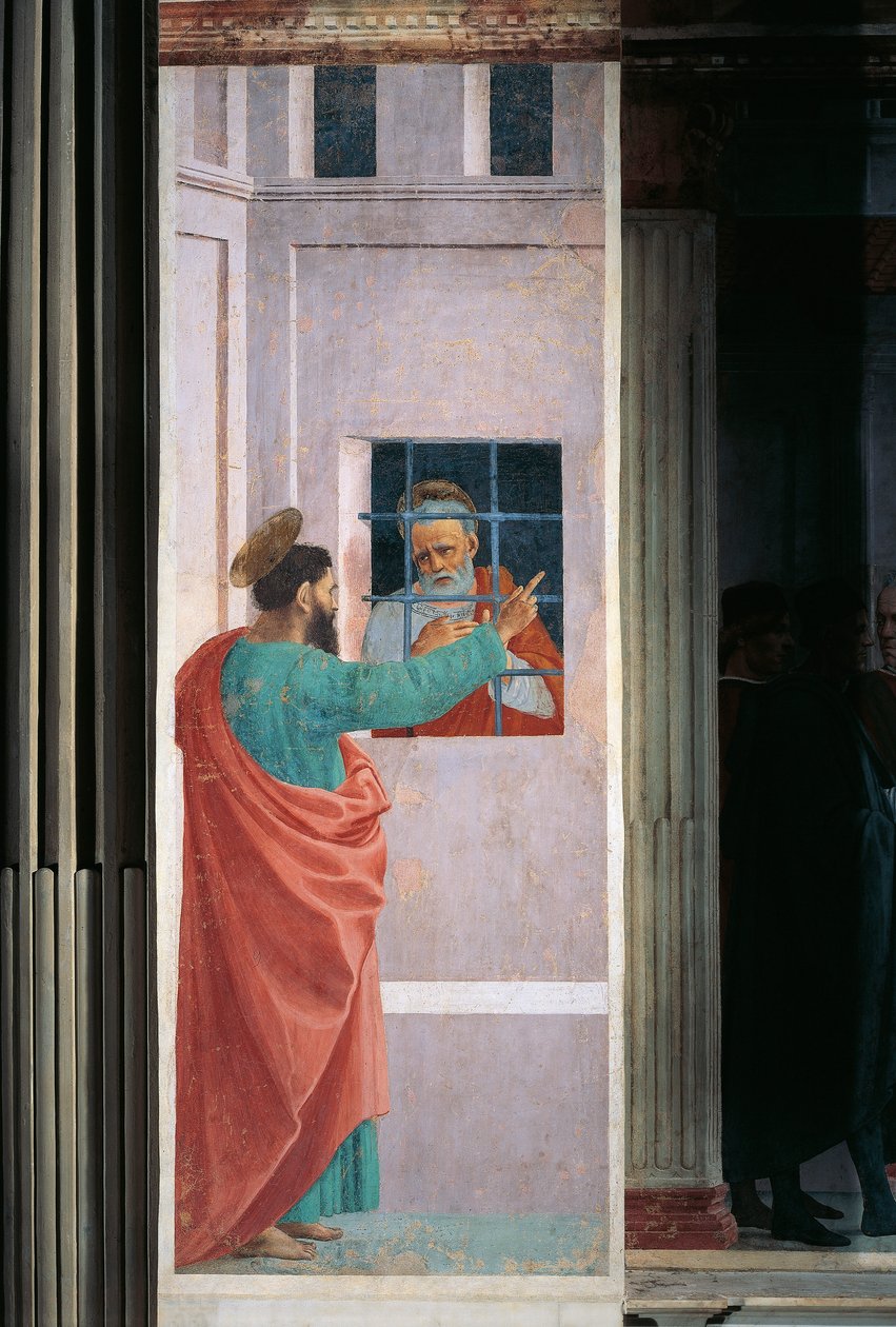Svatý Pavel na návštěvě svatého Petra ve vězení od Filippino Lippi od Filippino Lippi