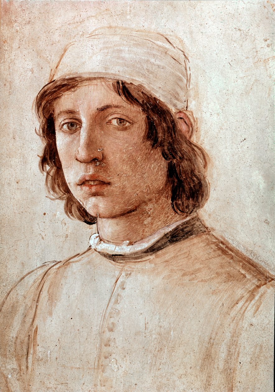 Autoportrét - Freska od Filippino Lippi