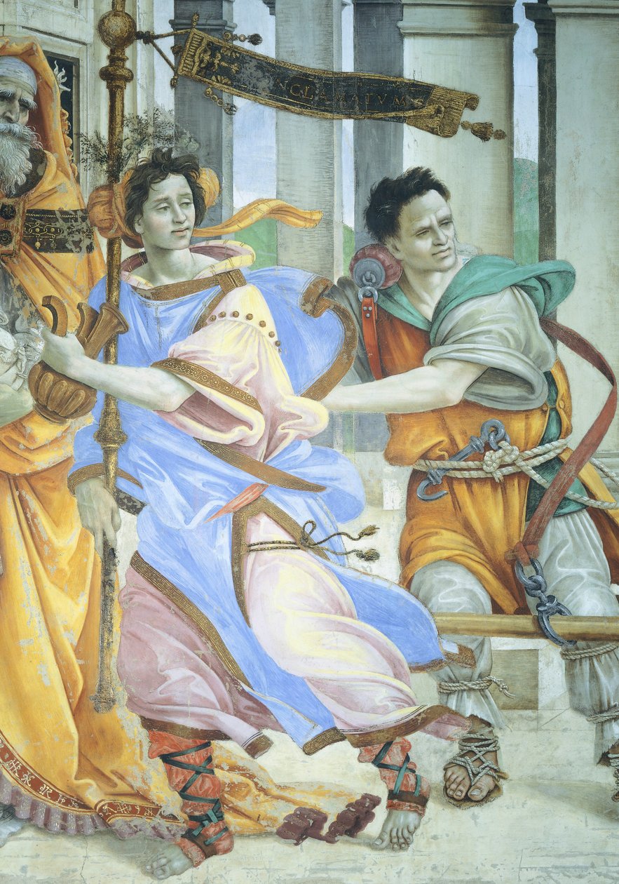 Svatý Jan Evangelista resuscitující Drusianu od Filippino Lippi