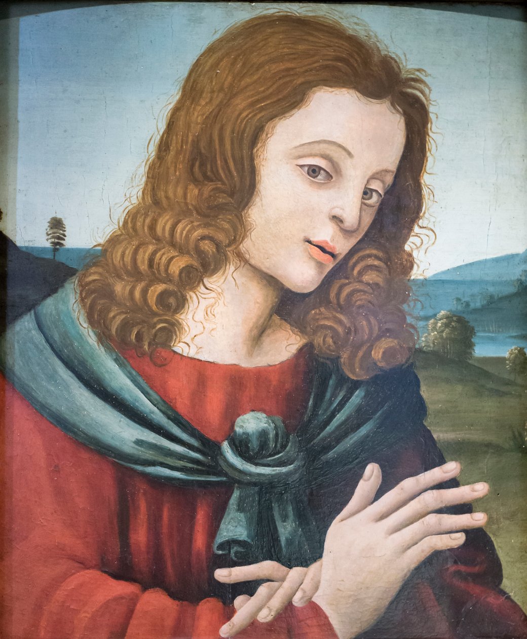 Svatý Jan Evangelista, následovník Filippina Lippiho (olej na dřevě) od Filippino Lippi