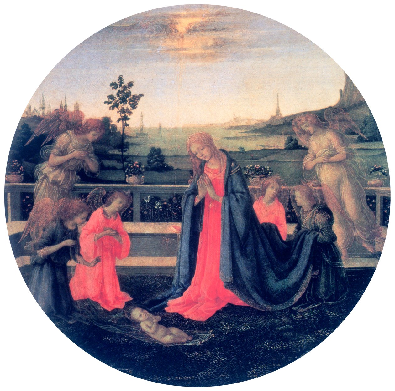 The Adoration, c1480s od Filippino Lippi