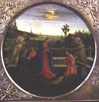 Klanění Jezulátka od Filippino Lippi