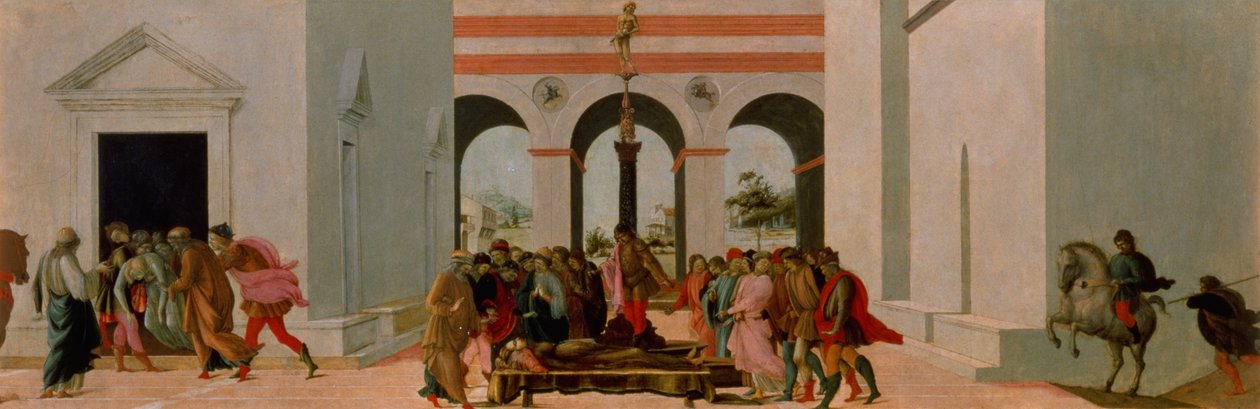 Smrt Lucretie (tempera na panelu) od Filippino Lippi