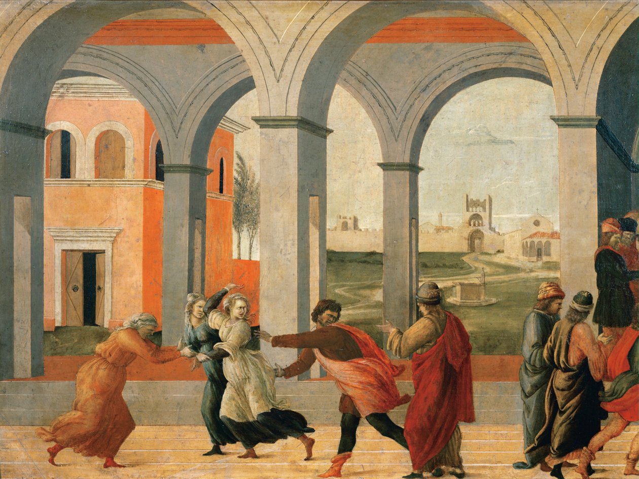 Virginii zajal římský guvernér Appius Claudius... od Filippino Lippi