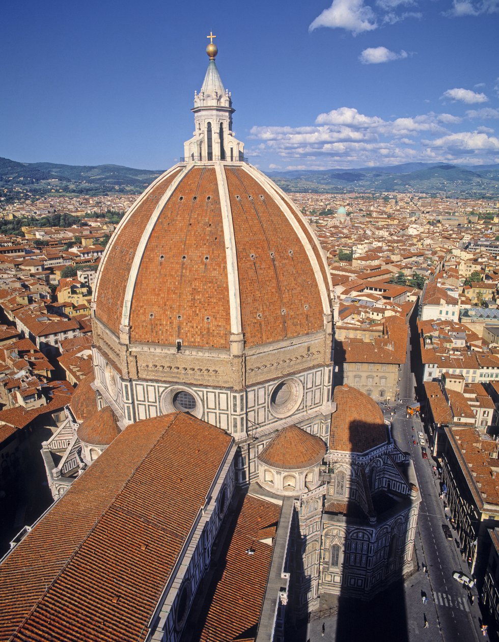 Vnější pohled na Dóm, c.1420-36 od Filippo Brunelleschi
