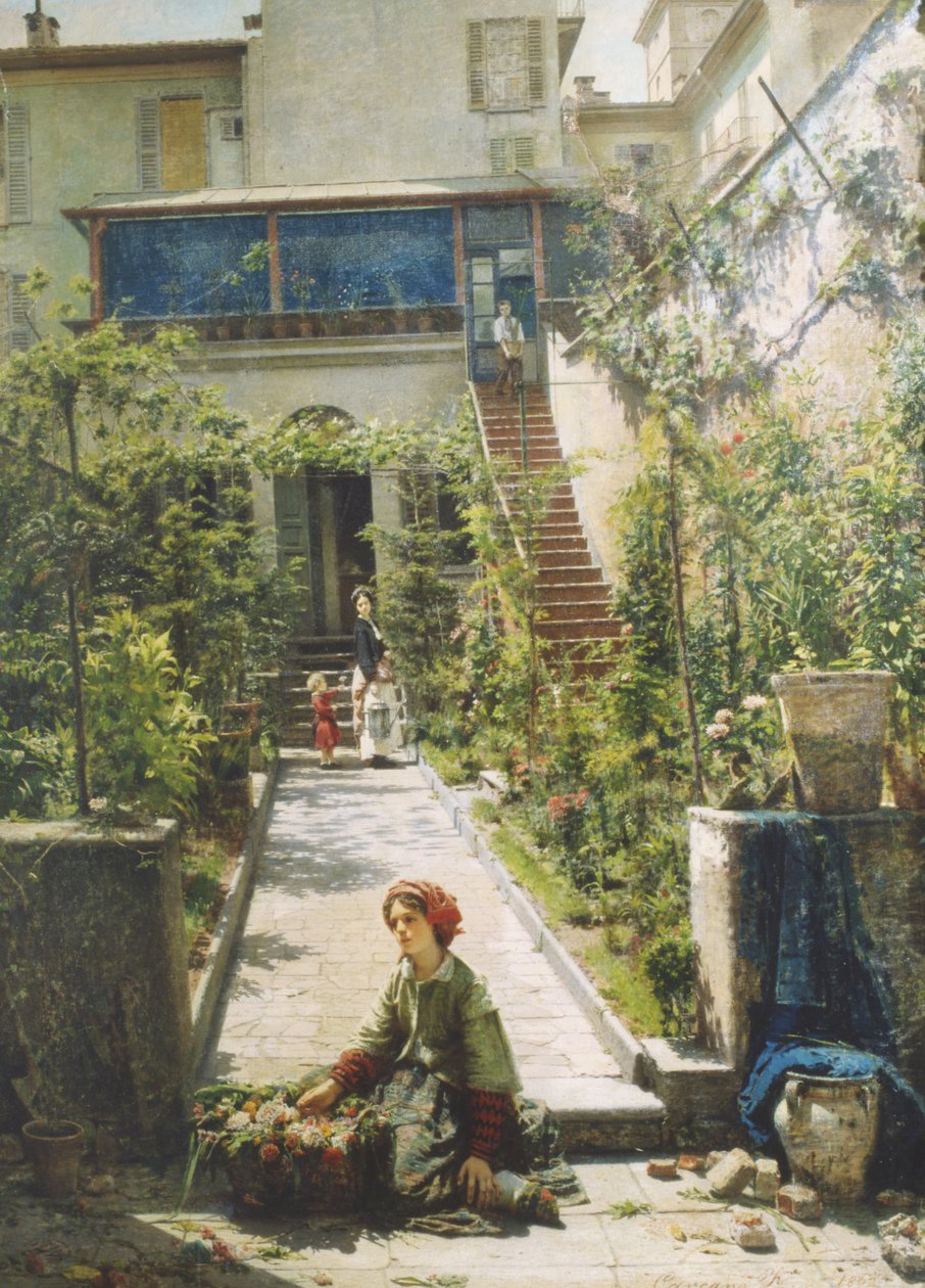 Malá květinka od Filippo Carcano