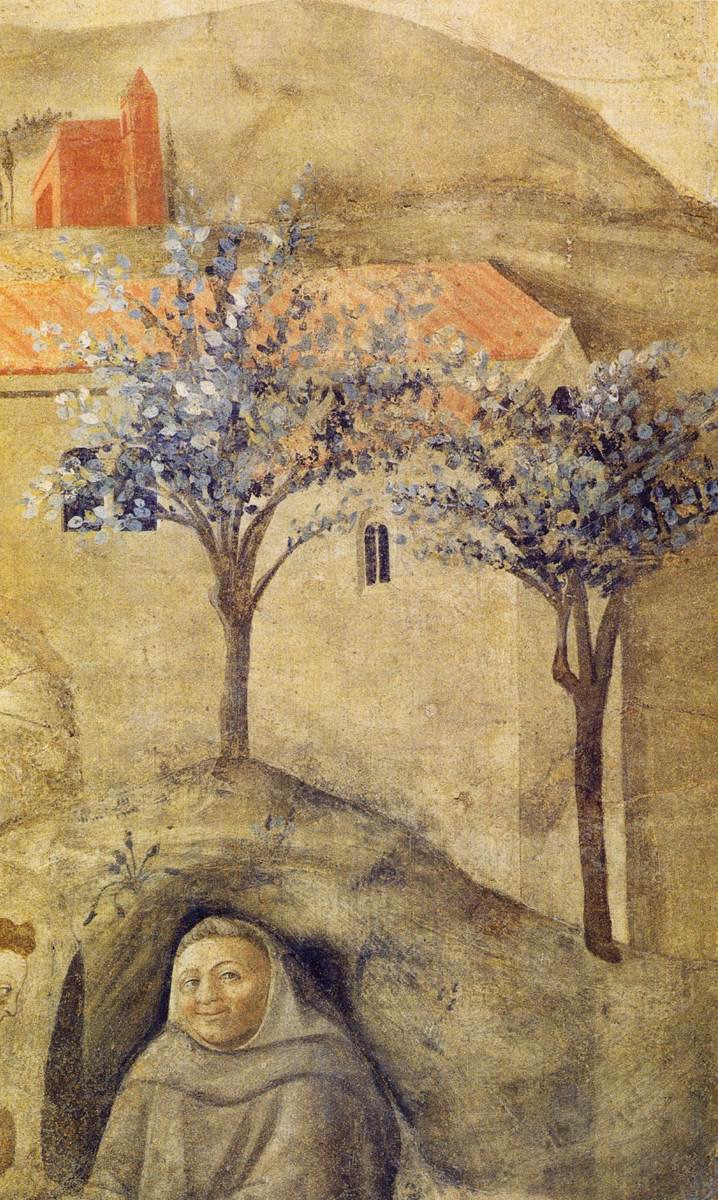 Potvrzení karmelitánského pravidla (detail) od Fra Filippo Lippi