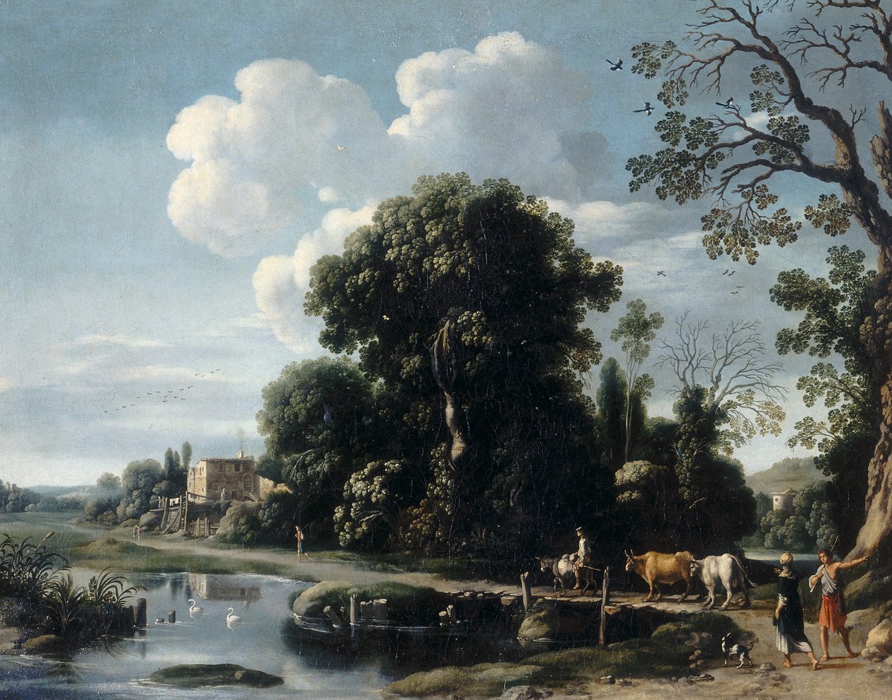 Venkovská krajina od Filippo Napoletano