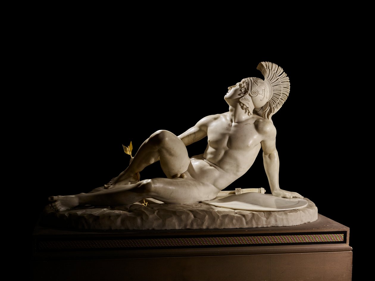 Zraněný Achilles od Filippo Albacini
