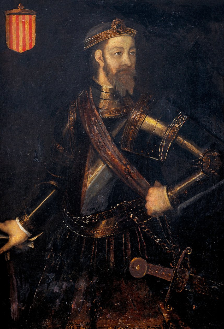 Portrét Ramona (Raymonda) Borella I (972-1017), hraběte z Barcelony, ​​Gerona a Ausona od Filippo Ariosto