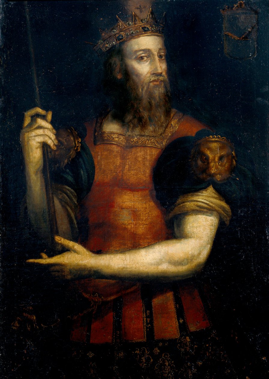 Muotokuva Wambasta, Hispanian visigootista (hallitus 672-680) od Filippo Ariosto