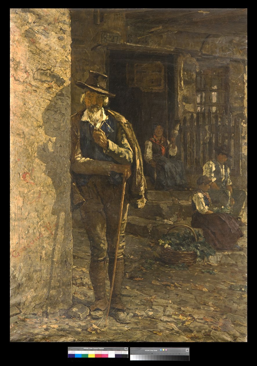 Rolnická rodina v regionu Veneto, 1885 od Filippo Carcano