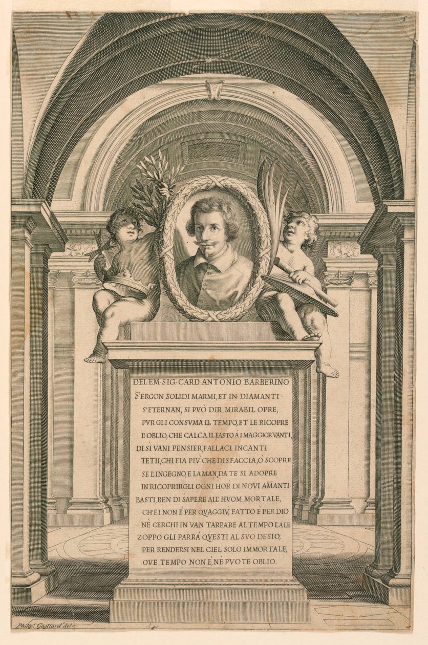 Portrét kardinála Antonia Barberina od Filippo Gagliardi