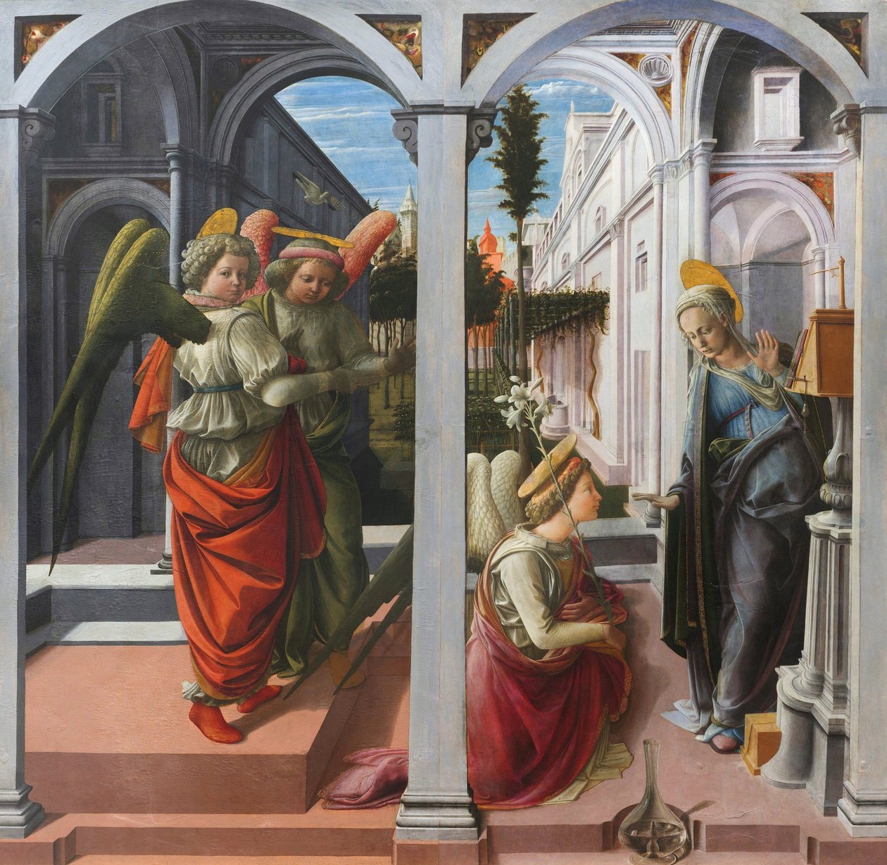 Zvěstování Martelli od Filippo Lippi