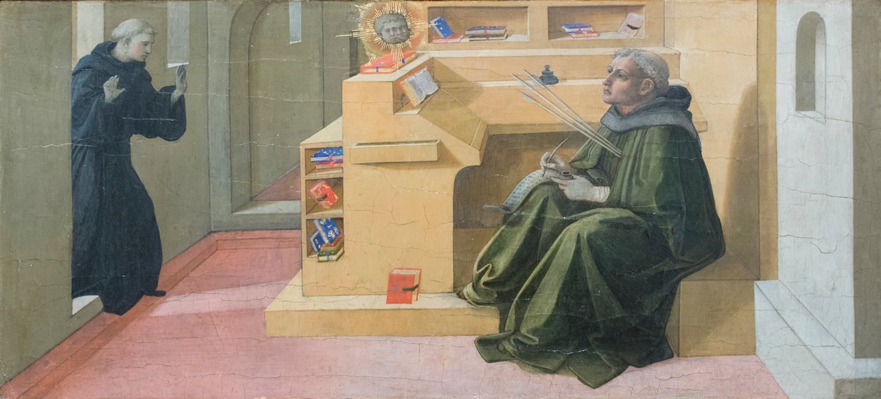 Vize Svatého Augustina o Trojici od Filippo Lippi
