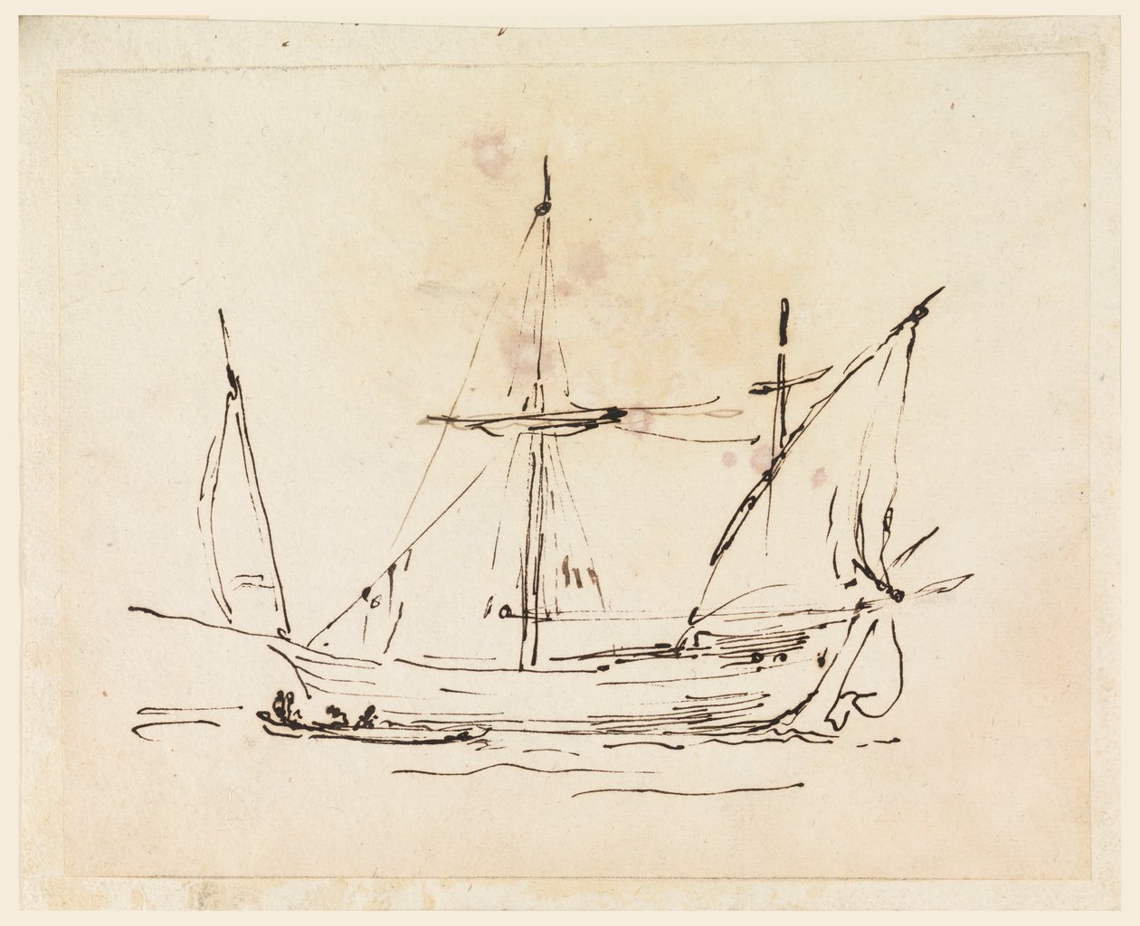 Kresba, Plachetnice, 1770-1800 od Filippo Marchionni
