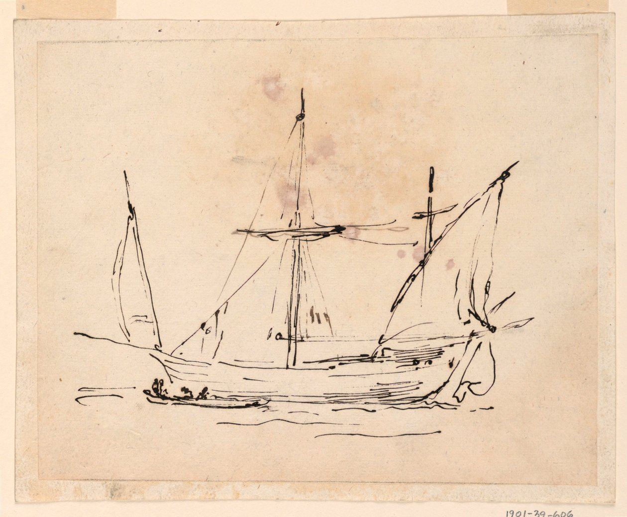 Kresba, Plachetnice, 1770-1800 od Filippo Marchionni