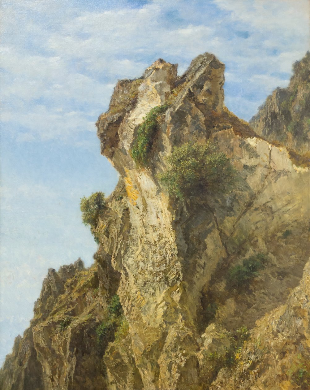 Rannikkokallio Amalfissa od Filippo Palizzi