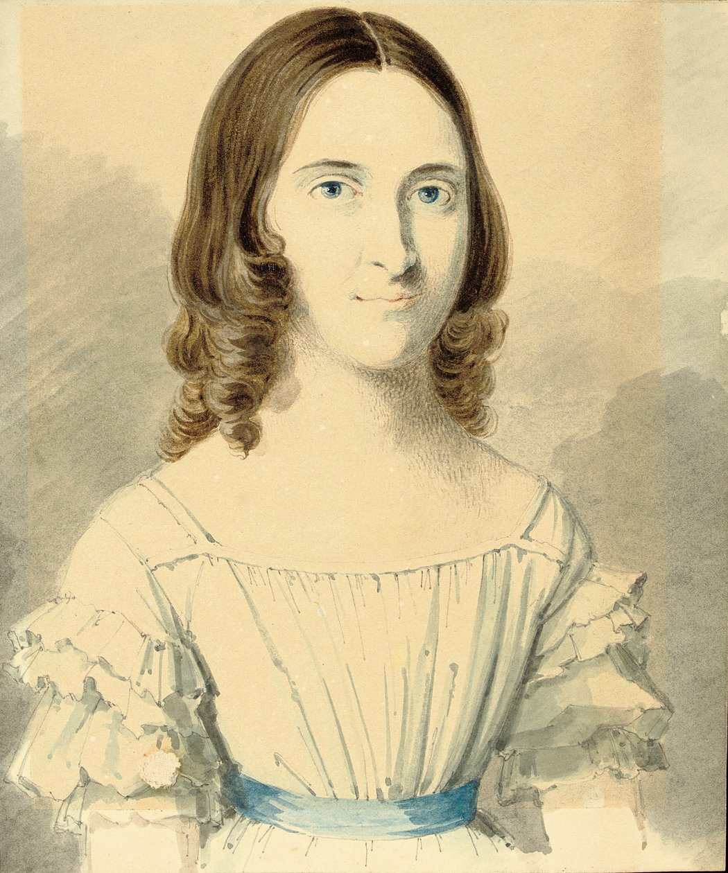 Portrét Christiny Georginy Rossetti od Filippo Pistrucci