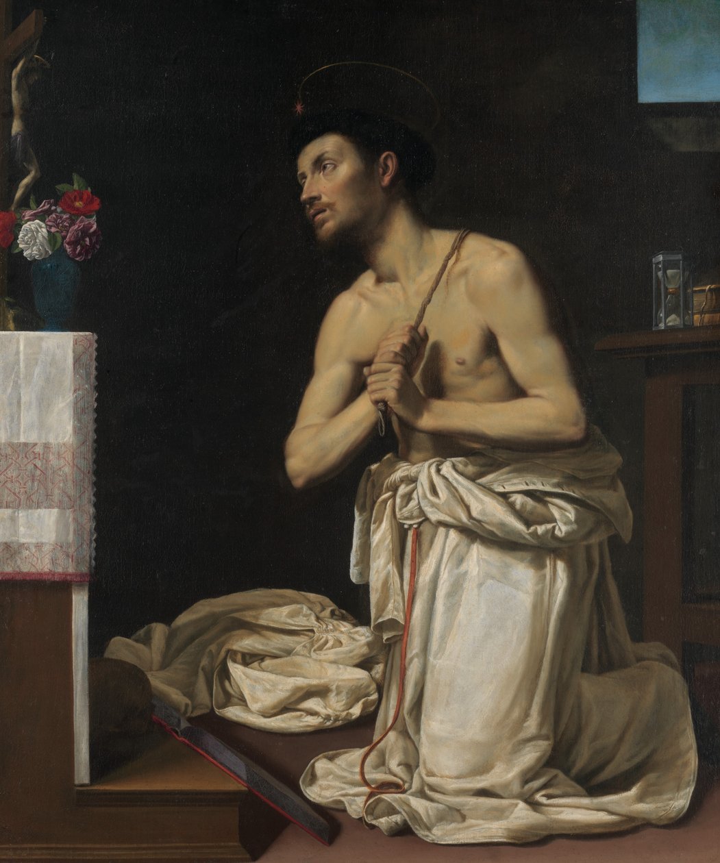 Saint Dominic in Penitence, ca. 1607. od Filippo Tarchiani