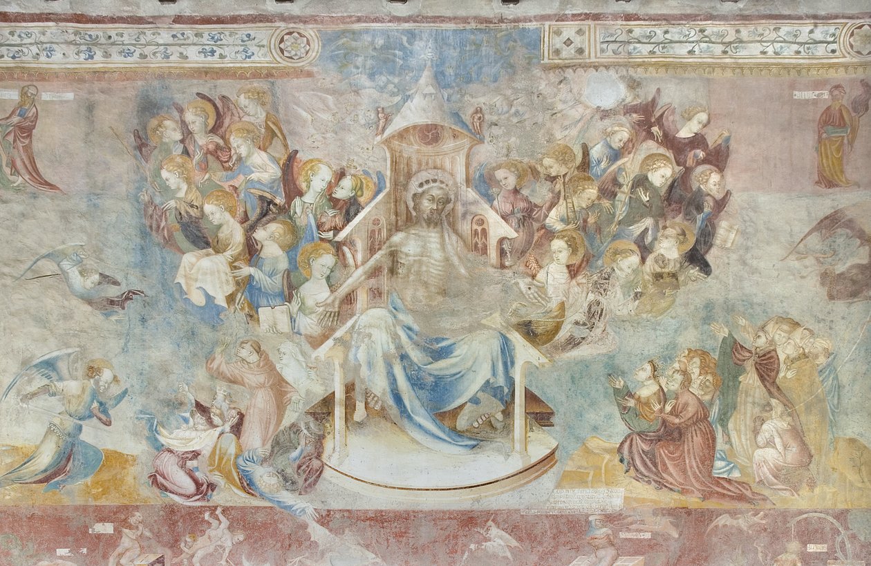 Poslední soud, kolem roku 1400 od Filippolo de and Veris da Milano Veris da Milano