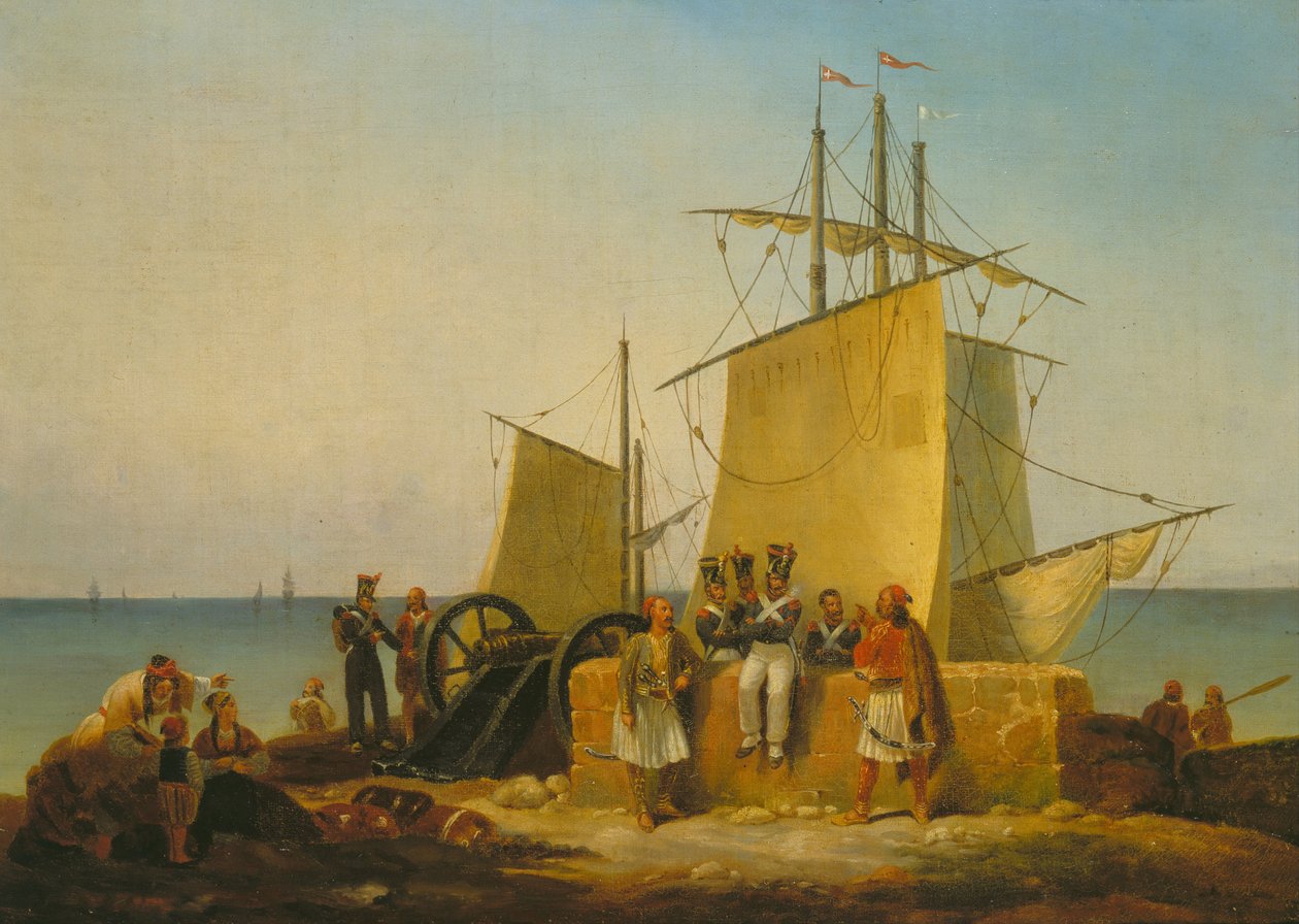 Francouzská mise na Peloponés Morea, 1828 od Finert