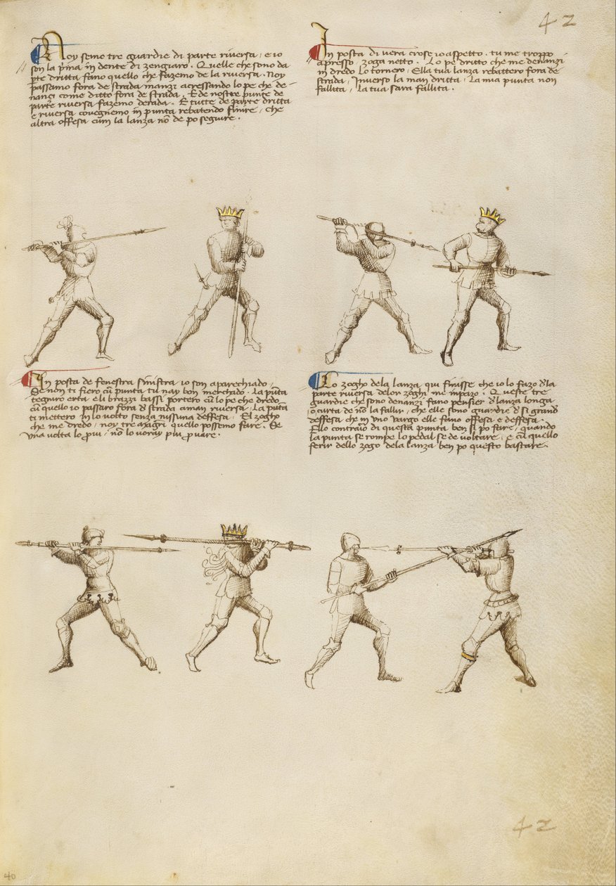 Boj s Lance od Fiore dei Liberi