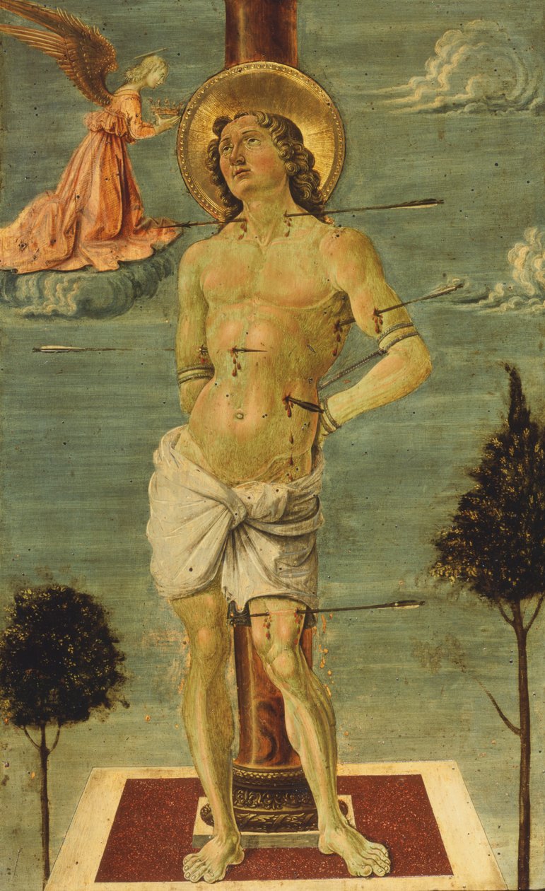 Svatý Sebastian od Fiorenzo di Lorenzo