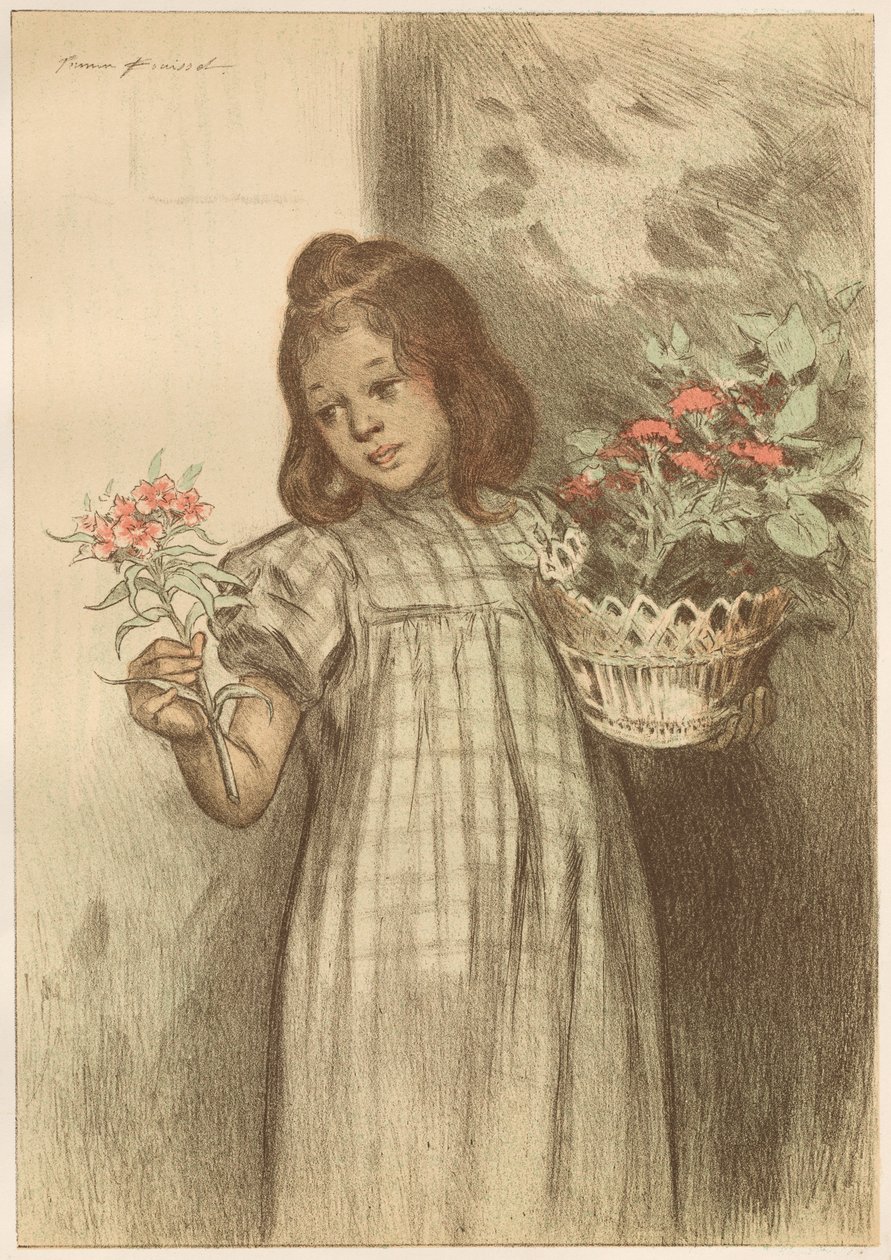 Bouquetière, publikoval 1899. od Firmin Bouisset