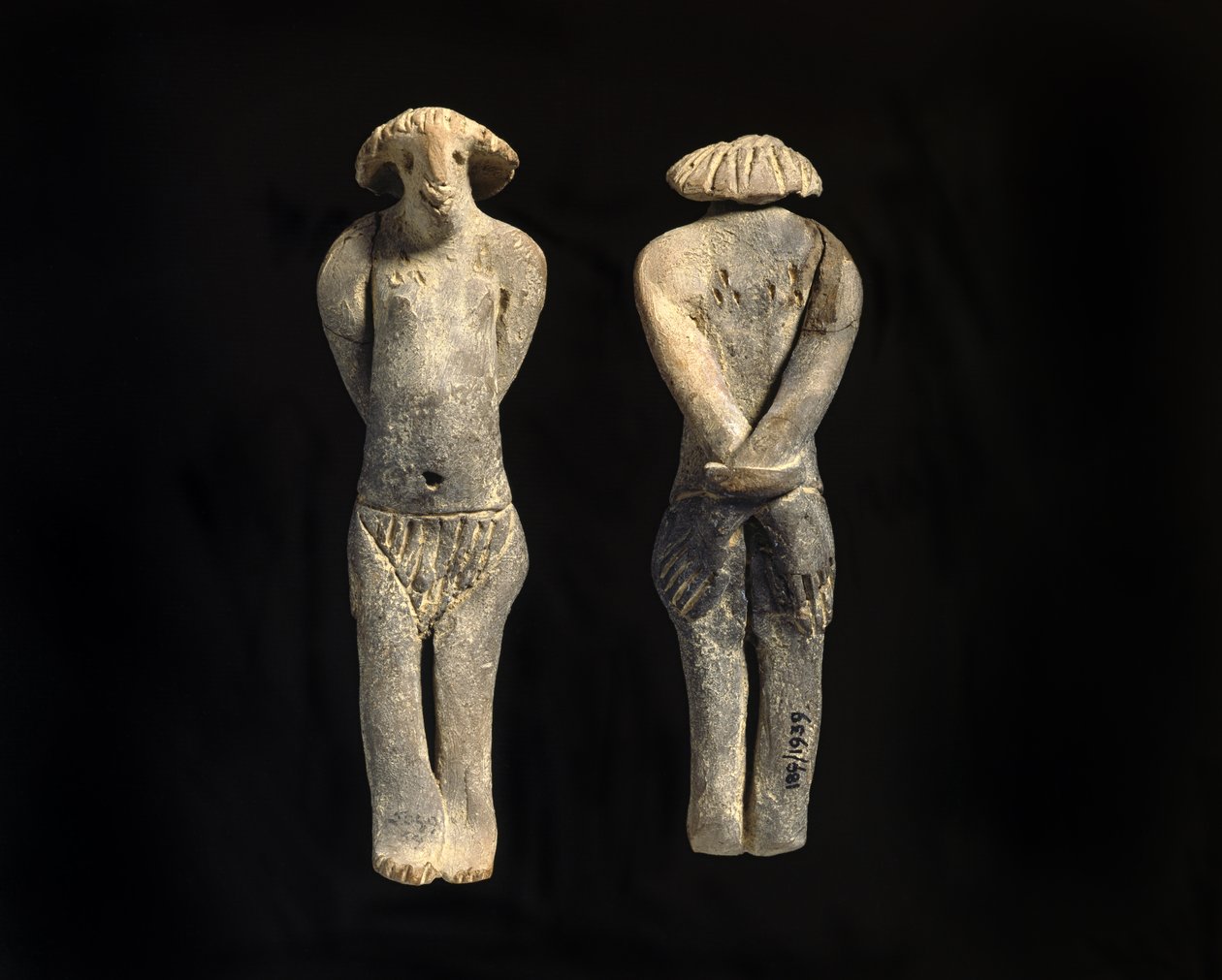 Postava Execration, Říše středu (hlína) od First Intermediate Period Egyptian