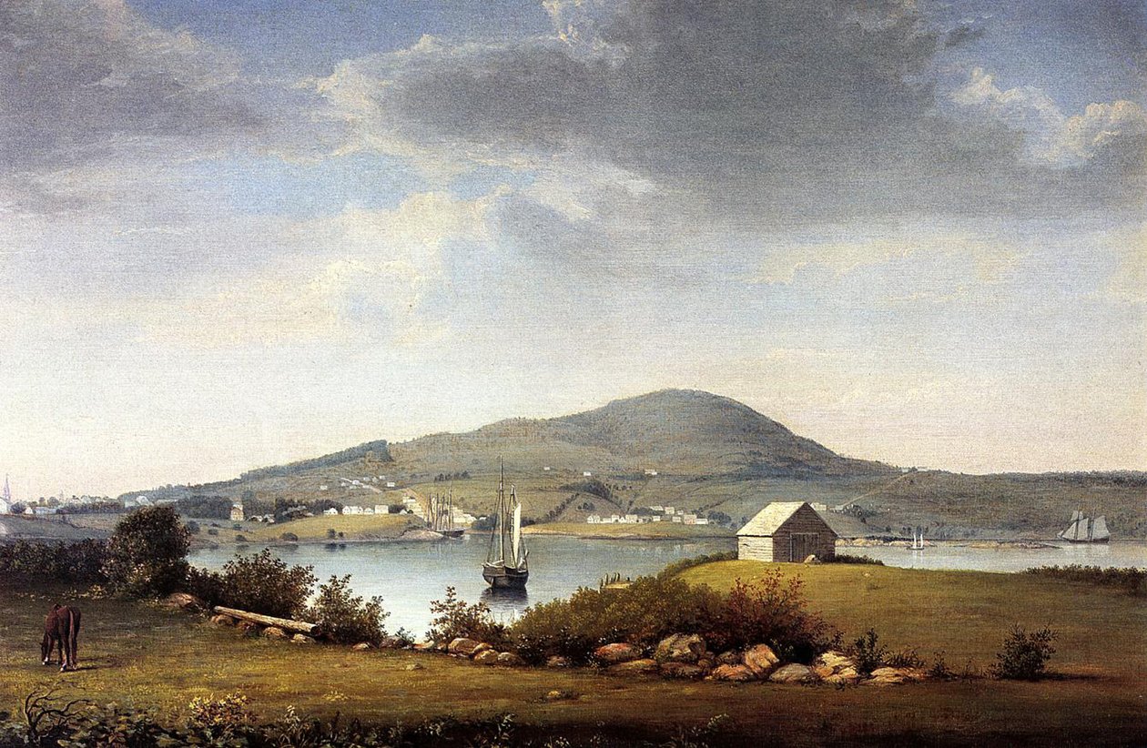 Blue Hill, Maine, USA, asi 1853-57 od Fitz Henry Lane