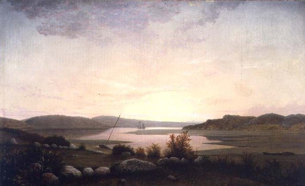Creek poblíž Gloucester, Massachusetts (olej na plátně) od Fitz Henry Lane