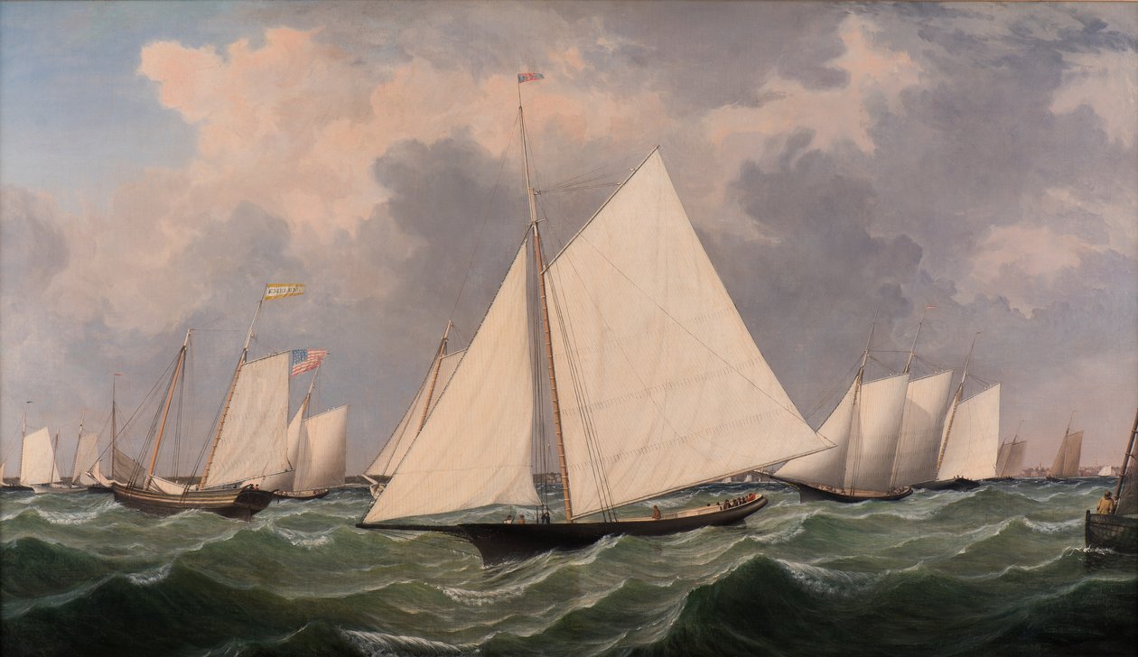 New York Yacht Club Regatta, 1856 od Fitz Henry Lane