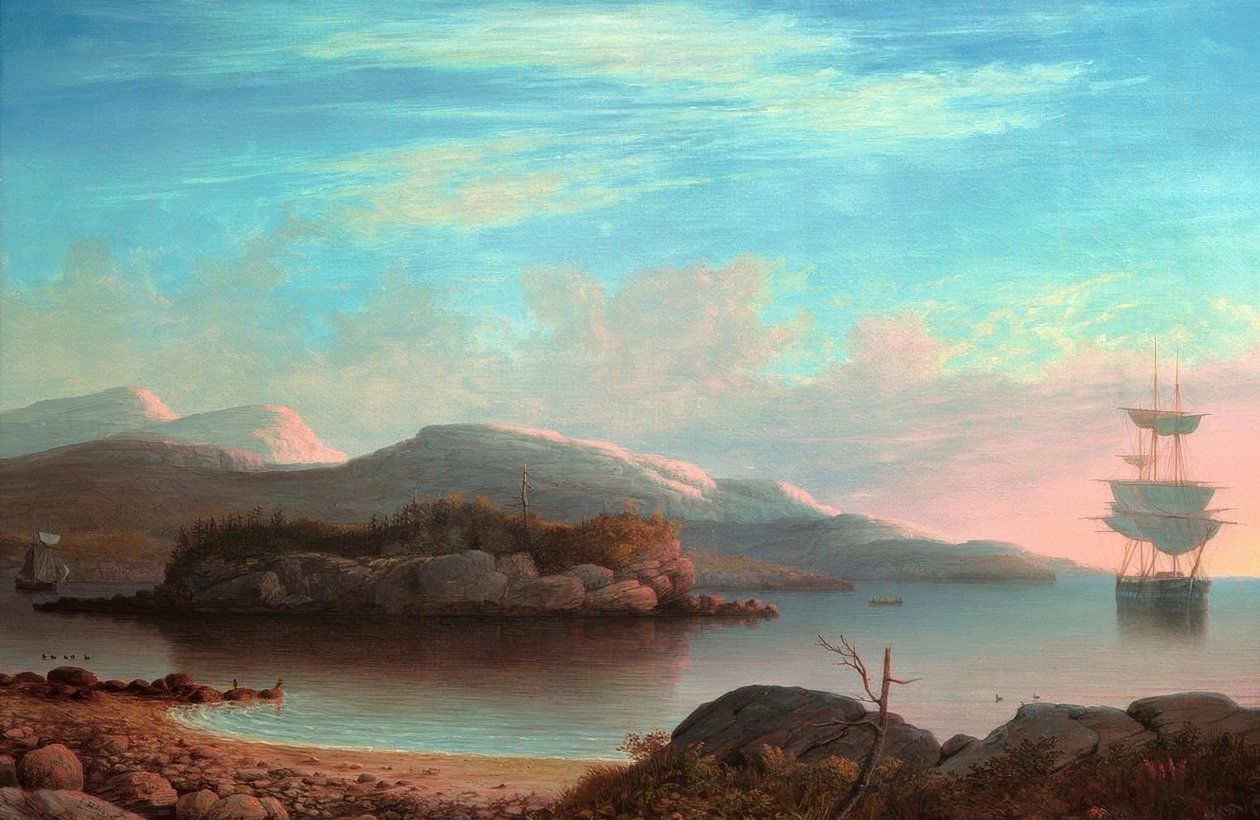 Před Mount Desert Island od Fitz Henry Lane