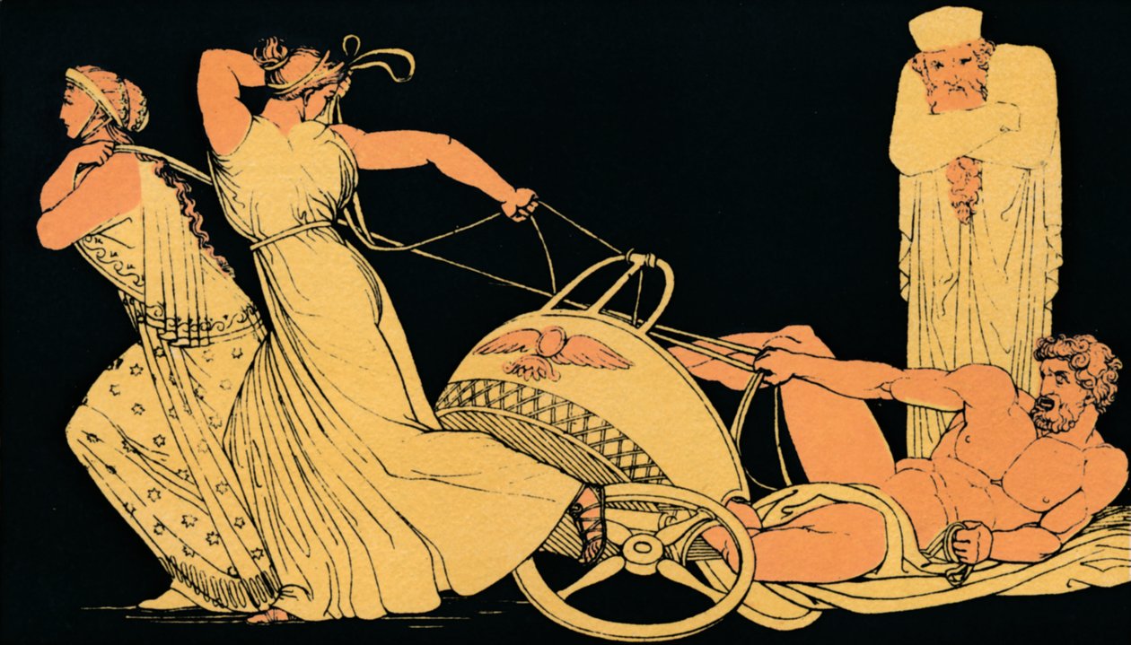Atosský sen, 1880 od Flaxman