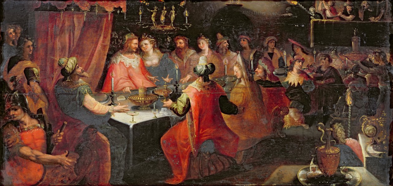 Belšazarův svátek od Flemish School