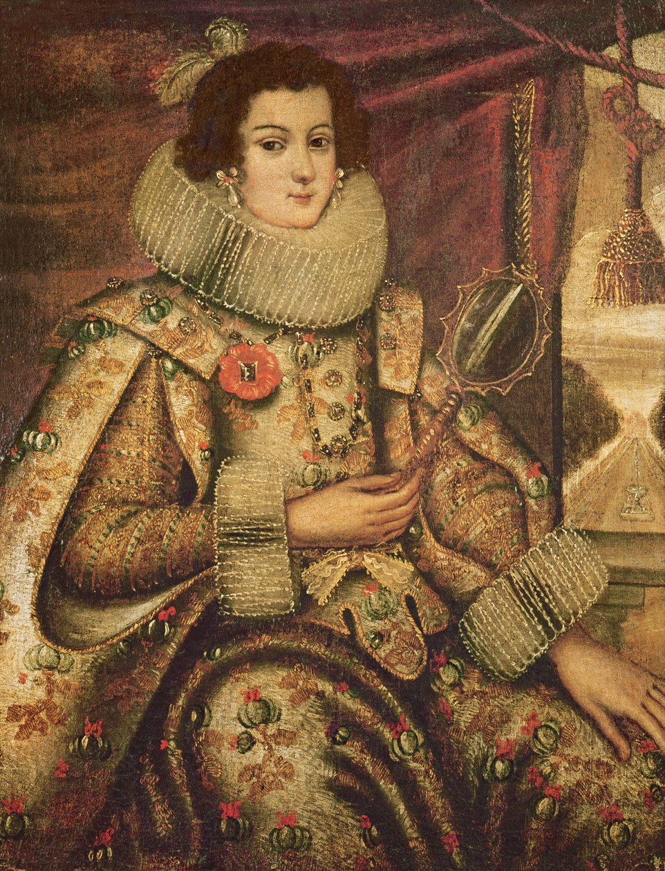 Markéta Rakouská (1522-86) vévodkyně z Parmy od Flemish School