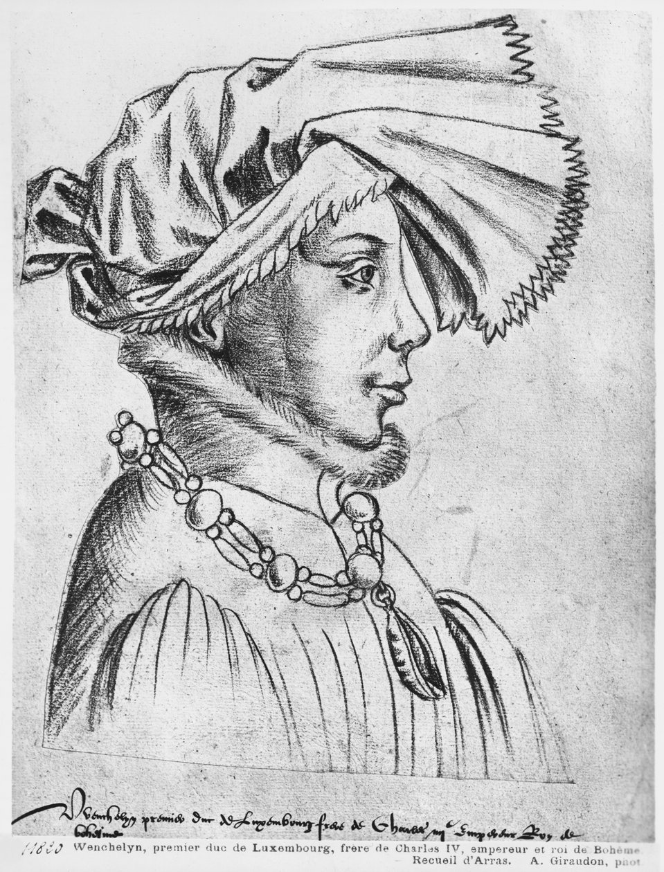 Ms 266 fol.173 Václav I., první lucemburský vévoda, z „The Recueil d