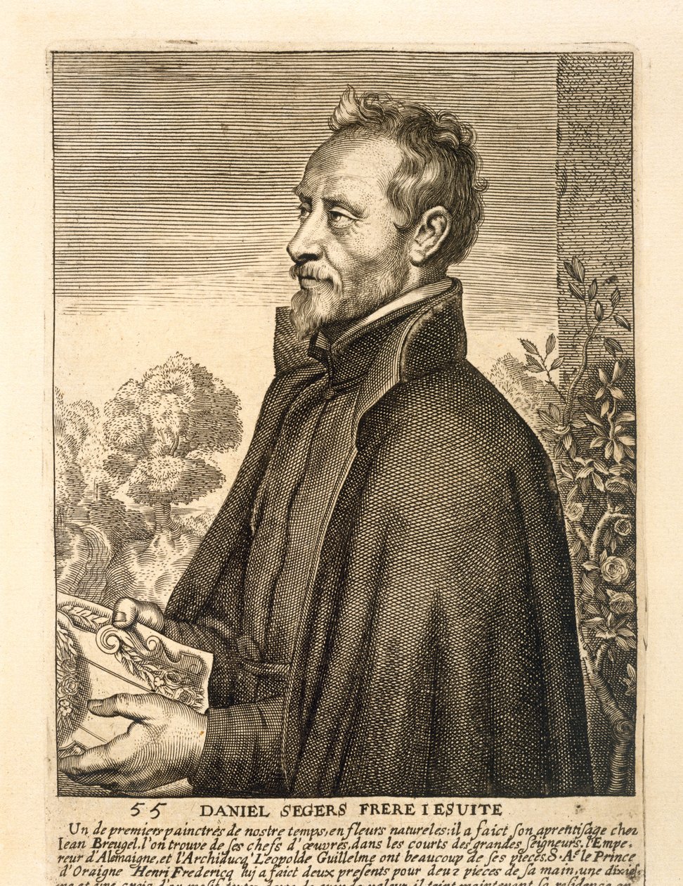 Portrét Daniela Segherse od Flemish School