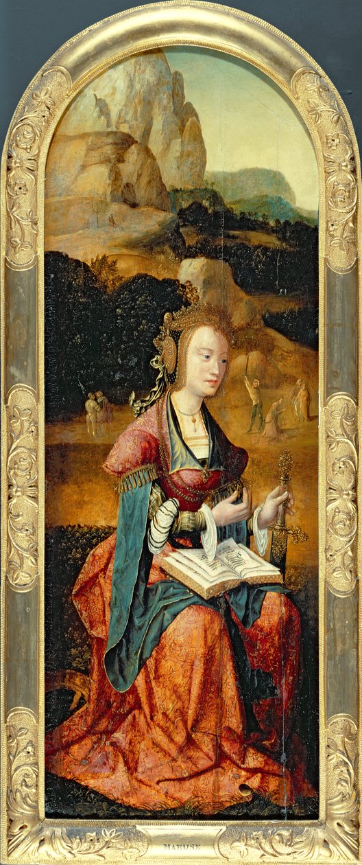 Svatá Kateřina Alexandrijská, počátek 16. století od Flemish School