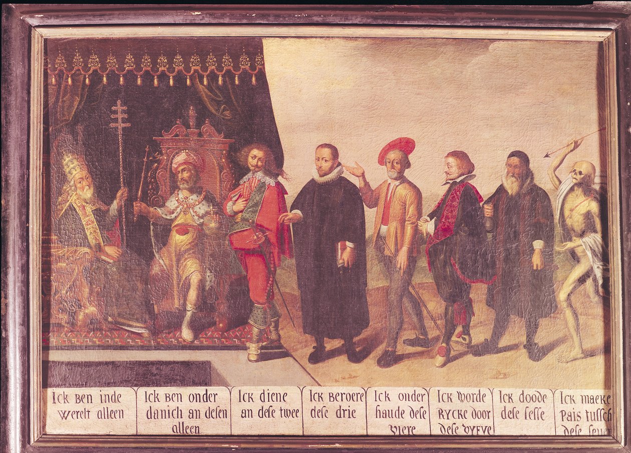 Papež a smrt od Flemish School