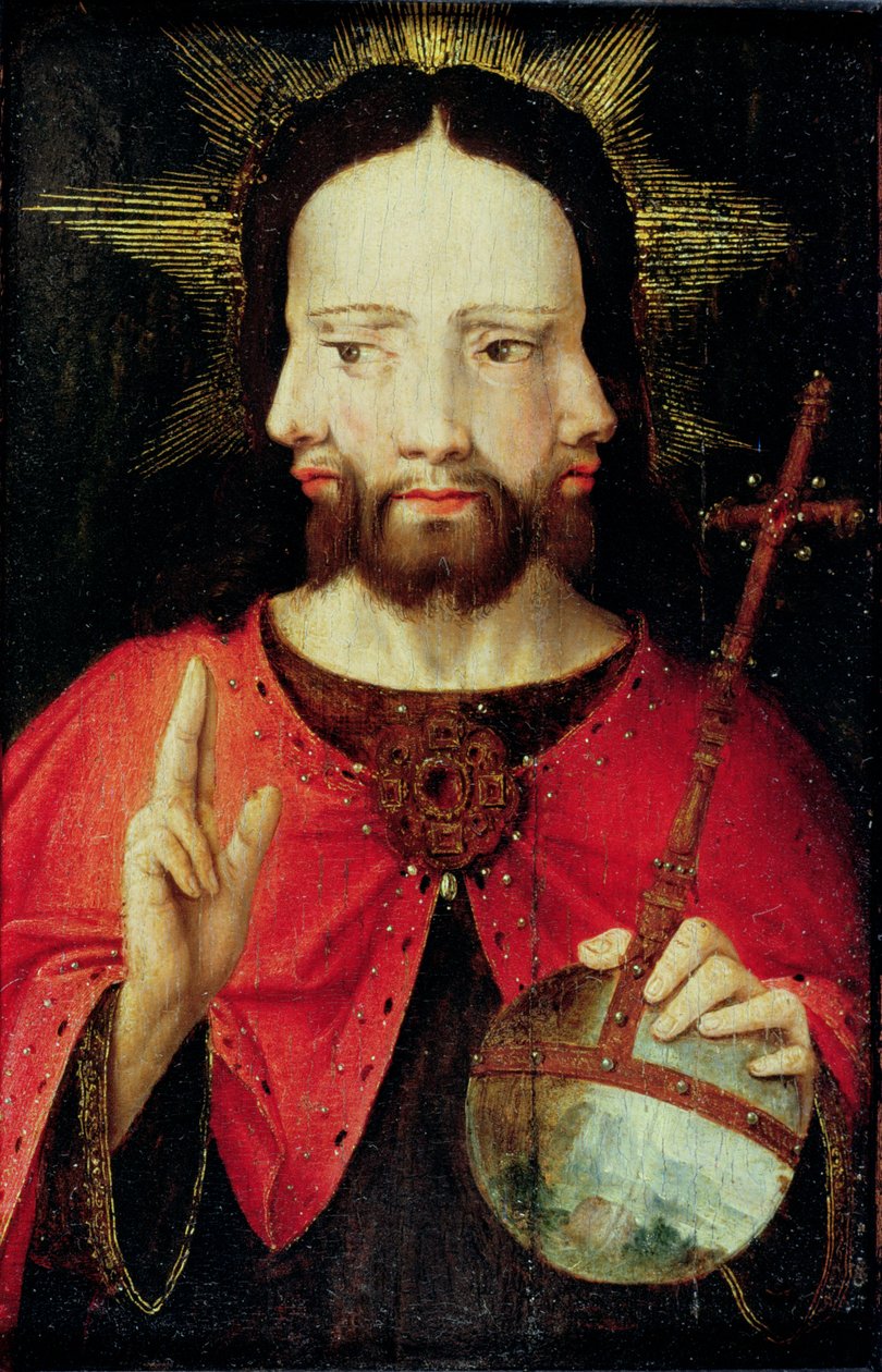 Trinitářský Kristus, kolem roku 1500 od Flemish School