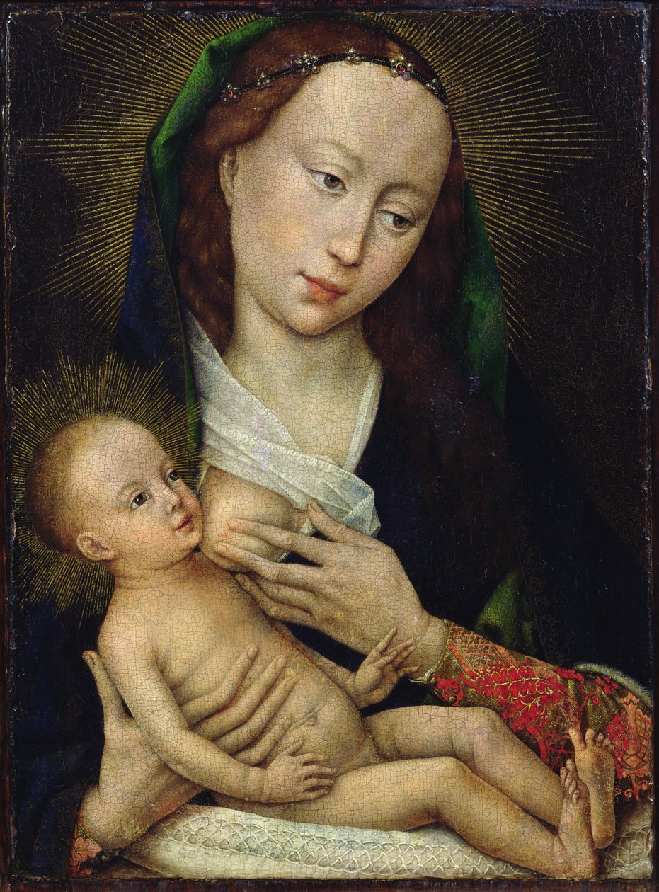 Panna a dítě od Flemish School